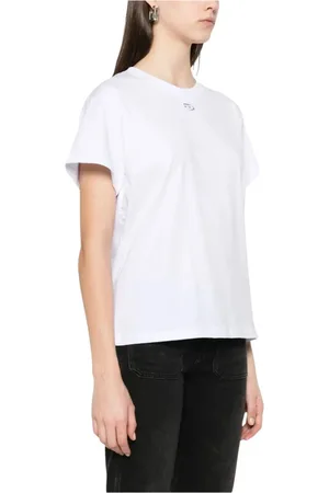 Diesel Top, Dame, Hvid, XS, Uld, Dame T-shirt Stilfuld Marey