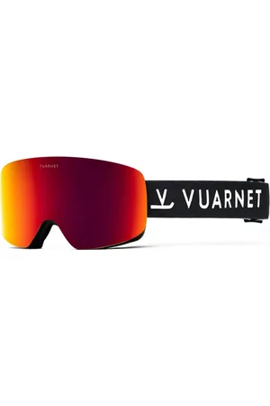 Vuarnet Sport, unisex, Sort, ONE SIZE, Rød Spejlet Ski Snowboard Goggles