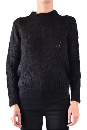 Dondup Strik, Dame, Sort, 2XS, Uld, Stilfulde Sweaters til enhver lejlighed