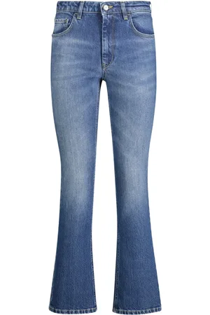 RE-HASH Jeans, Dame, Blå, W26, Uld, Stilfuld dame taske med 5 lommer