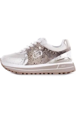 Liu Jo Sko, Dame, , 36 EU, Læder, Sporty Logo Sneakers Læder Gummisål