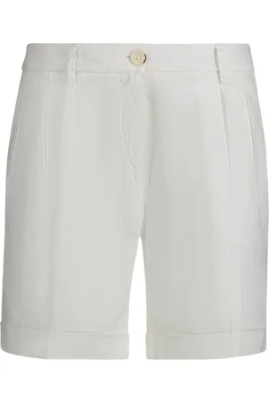 RE-HASH Shorts, Dame, Hvid, W27, Bomuld, Chinos Bermuda Shorts til kvinder