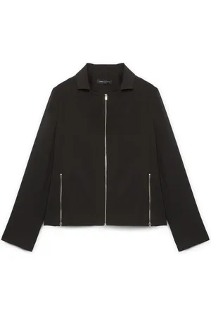 Fiorella rubino Jakke, Dame, Sort, 7XL, Let jakke med lynlås