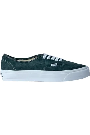 Vans Sko, Herre, Grøn, 45 EU, Læder, Klassiske lædersneakers med logo detaljer
