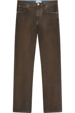 Pinko Jeans, Dame, Brun, W28, Denim, Brun Denim Straight Bukser