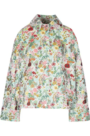 OOF Wear Jakke, Dame, Flerfarvet, XS, Uld, Jacquard stofjakke med trykknapper