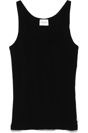 Closed Top, Dame, Sort, M, Sort Stroptop til Kvinder