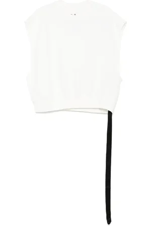 Rick Owens Top, Herre, Hvid, XS, Jumbo Tatlin Sweatshirt i Milk