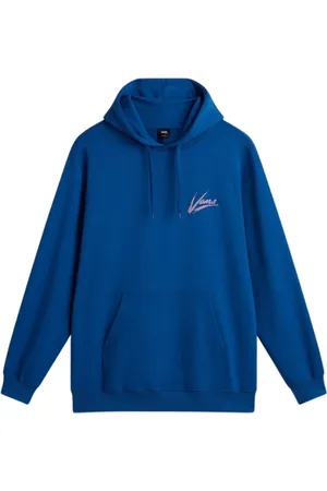 Vans Sweathshirts & Hoodies, Herre, Blå, M, Bomuld, Brush Script Loose Hoodie