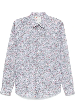Paul Smith Skjorte, Herre, Flerfarvet, M, Bomuld, Multifarvet Slim Fit Skjorte