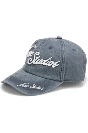 Acne Studios Tilbehør, Herre, Blå, ONE SIZE, Faded Hat