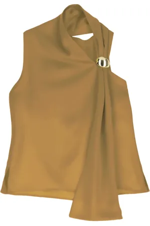 Imperial Top, Dame, Brun, M, Uld, Ærmeløs Top