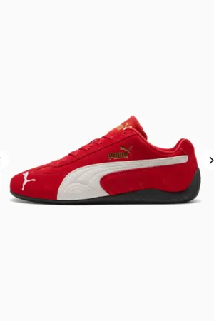 PUMA Sko, Herre, Rød, 44 EU, Rød Sporty Sneakers