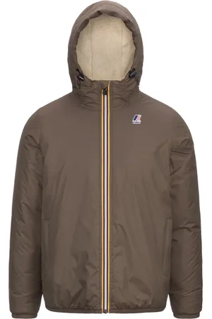 K-Way Jakke, Herre, Brun, 2XL, Uld, Claude Orsetto Jakke