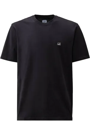C.P. Company Top, Herre, Blå, S, Bomuld, Blå T-shirts og Polos med Logo Print