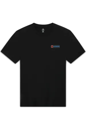 Converse Top, Herre, Sort, M, Logo T-shirt