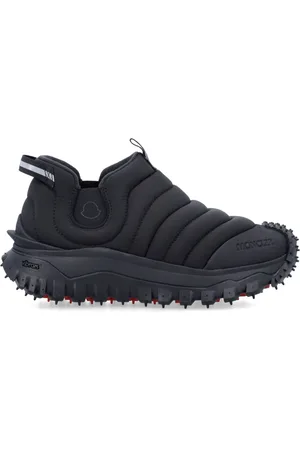 Moncler Sko, Dame, Sort, 35 1/2 EU, Nylon, Sort Trailgrip Apres Sneakers til Kvinder