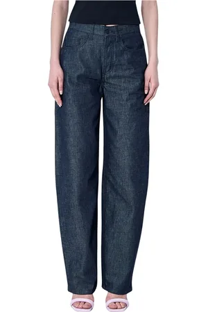 MUGLER Jeans, Dame, Blå, W28, Denim, Denim Ballon Bukser