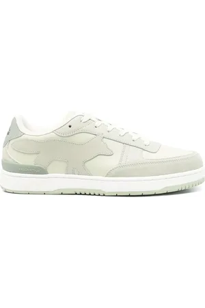 Maison Kitsuné Sko, Herre, Grøn, 45 EU, Mintgrøn Snøresneaker