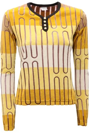 Custo Barcelona Strik, Dame, Gul, M, Chenille Barcelona Delhi Four Sweater