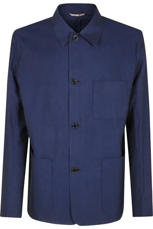 Paul Smith Skjorte, Herre, Blå, XL, Afslappet knapjakke til mænd