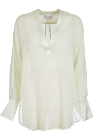 FORTE FORTE Bluser & Skjorter, Dame, , S, Bomuld, Chic Voile Gul Skjorte