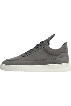 Filling pieces Sko, Herre, Grå, 44 EU, Lav Top Nubuck