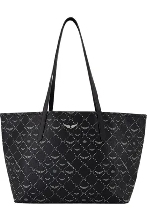 Zadig & Voltaire Taske, Dame, Sort, ONE SIZE, Uld, Sort Monogram Tote