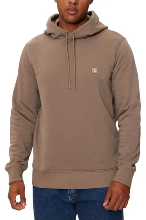 Calvin Klein Sweathshirts & Hoodies, Herre, , M, Bomuld, Broderet Logo Hættetrøje