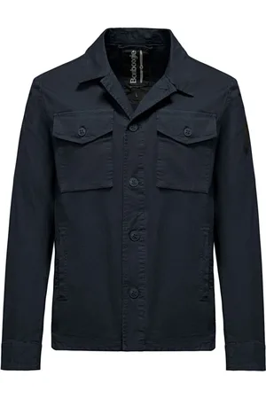 Bomboogie Jakke, Herre, Blå, 3XL, Bomuld, Uforet bomuldsjakke