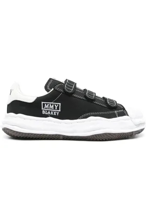 MIHARA YASUHIRO Sko, Herre, Sort, 39 EU, Lavtop Sneakers i Lærred