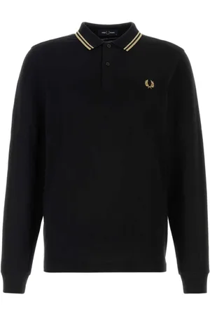 Fred Perry Top, Herre, Sort, XS, Sort Piquet Polo Skjorte