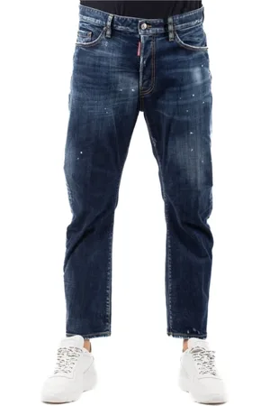 Dsquared2 Jeans, Herre, Blå, XS, Uld, Stilfulde Denim Jeans