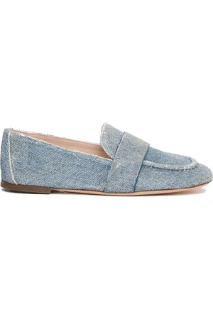 AGL ATTILIO GIUSTI LEOMBRUNI Sko, Dame, Blå, 36 EU, Denim, Denim Effekt Loafer Sko