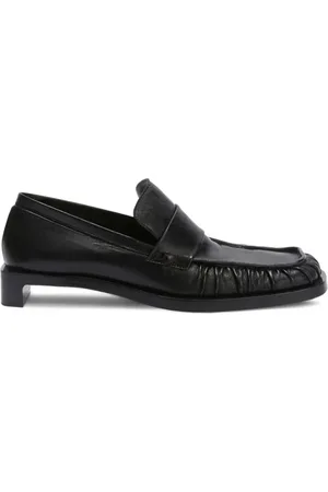 Jil Sander Sko, Dame, Sort, 38 1/2 EU, Sort Hælet Loafer Sko