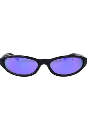 Balenciaga Tilbehør, unisex, Sort, 59 MM, Uld, Stilfulde solbriller med Bb0007S model