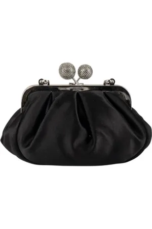 Max Mara Taske, Dame, Sort, ONE SIZE, Uld, Stilfuld taske