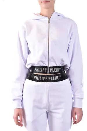 Philipp Plein Sweathshirts & Hoodies, Dame, Hvid, M, Bomuld, Hvid Blazer