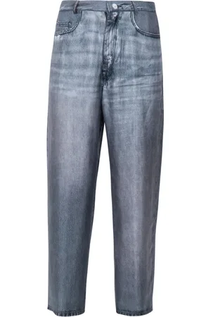Jucca Jeans, Dame, Grå, M, Uld, Stilfulde Bukser til Kvinder