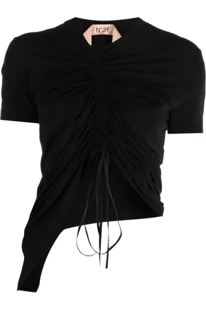Nº21 Top, Dame, Sort, XL, Dame T-shirt Moderne Stil