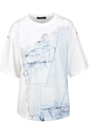 Twin-Set Top, Dame, Hvid, XS, Bomuld, Tshirt