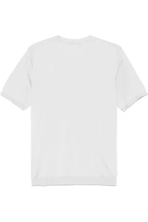 Roberto Collina Top, Herre, Hvid, M, Herre Crewneck Sweater