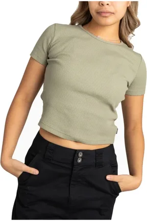 Converse Top, Dame, Grøn, S, Uld, Ribbed Womens Bluser