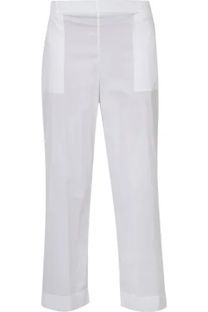 LIVIANA CONTI Bukser, Dame, Hvid, M, Elegant Sort Bukser