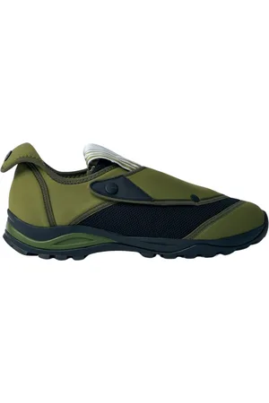 Kiko Kostadinov Sko, Herre, Grøn, 45 EU, Nylon, Lagdelt-Nylon Sneakers med Vibram Sål