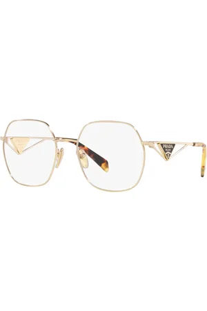 Prada Tilbehør, unisex, Gul, 56 MM, Pale Gold Brillestel