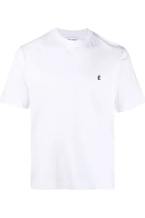 Etudes Top, Herre, Hvid, S, Uld, Herre T-shirt med prisaccent