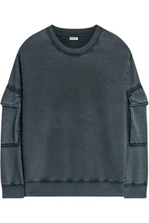 DRIES VAN NOTEN Sweathshirts & Hoodies, Herre, Grå, L, Herre Haffel Sweater