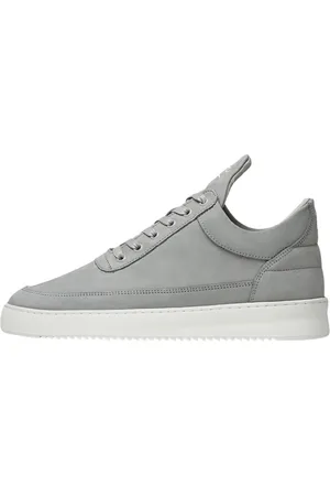 Filling pieces Sko, Herre, Grå, 46 EU, Lav Top Nubuck