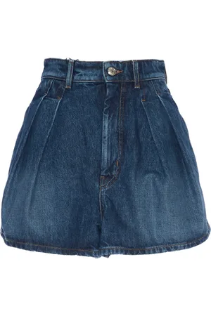 Sportmax Shorts, Dame, Blå, XS, Uld, Stilfulde Ghirba Shorts til kvinder